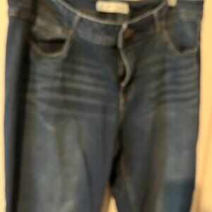 est  1946 DENIM STRAIGHT LEG HIGH RISE JEANS CURVY SZ 16W